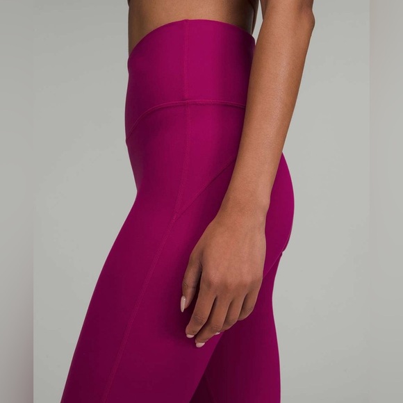 Lululemon Groove Super-High-Rise Flared Pant Nulu 32" (Magenta Purple) - Picture 3 of 11
